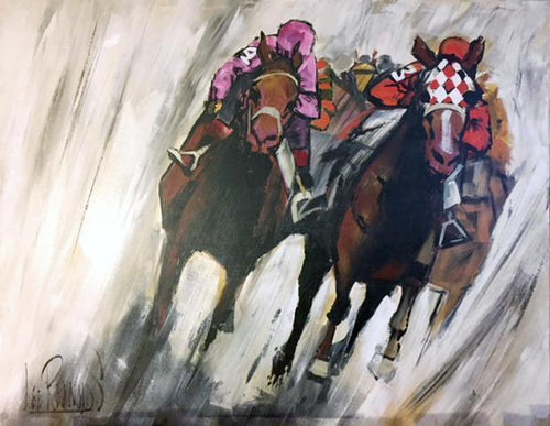 Home Stretch Run Acrylic | Lee Reynolds,{{product.type}}