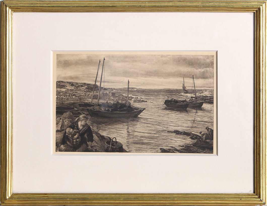 Home with the Tide Lithograph | James Clarke Hook,{{product.type}}