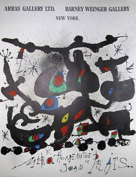 Homenatge a Joan Prats Exhibition Poster | Joan Miro,{{product.type}}