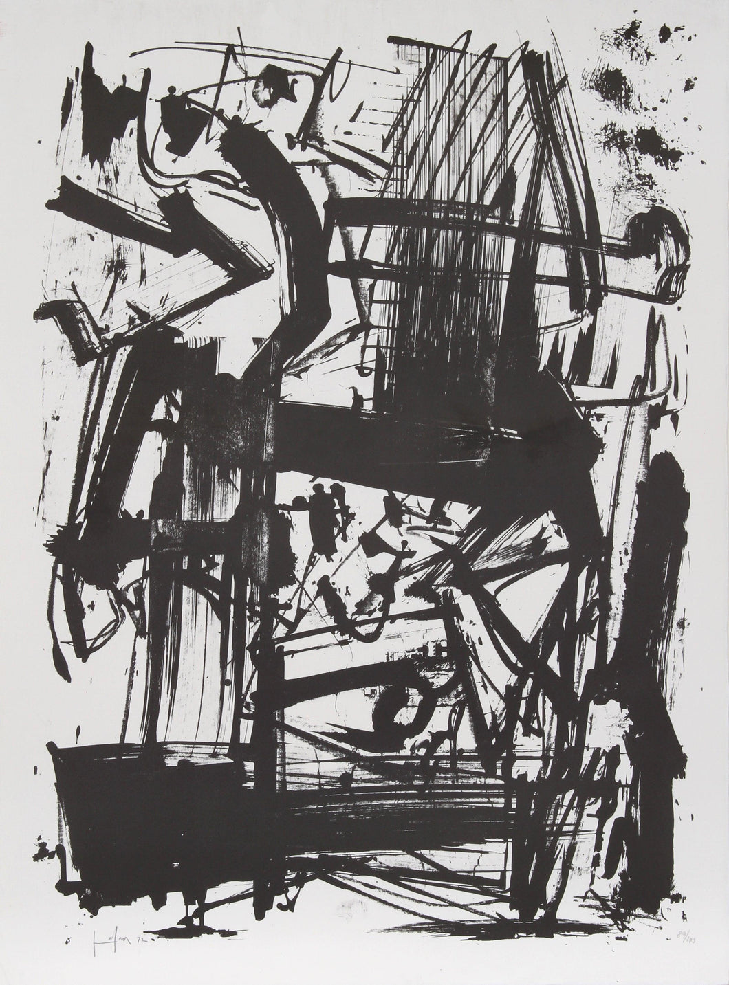 Hommage a Joan Prats Lithograph | Emilio Vedova,{{product.type}}