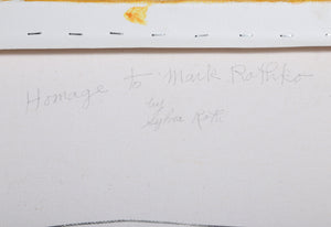 Hommage to Rothko Acrylic | Sylvia Roth,{{product.type}}