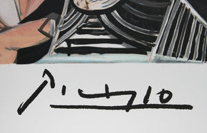Homme au Cornet Lithograph | Pablo Picasso,{{product.type}}