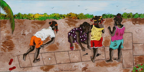 Hopscotch Players Acrylic | Isiah Nicholas,{{product.type}}