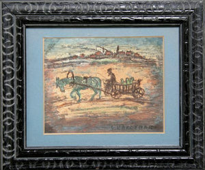 Horse and Cart Gouache | Simon Karczmar,{{product.type}}