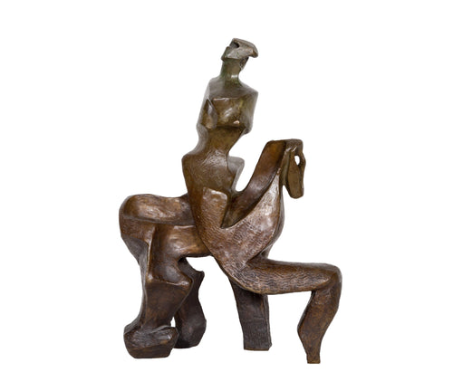 Horse and Rider Metal | Pearl Amsel,{{product.type}}
