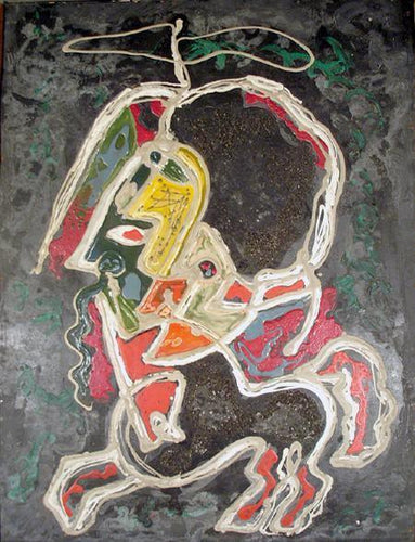 Horse and Rider Mixed Media | Alexander Raymond Katz,{{product.type}}