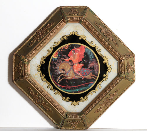 Horse and Rider with Torch Home Decor | Unknown Artist,{{product.type}}