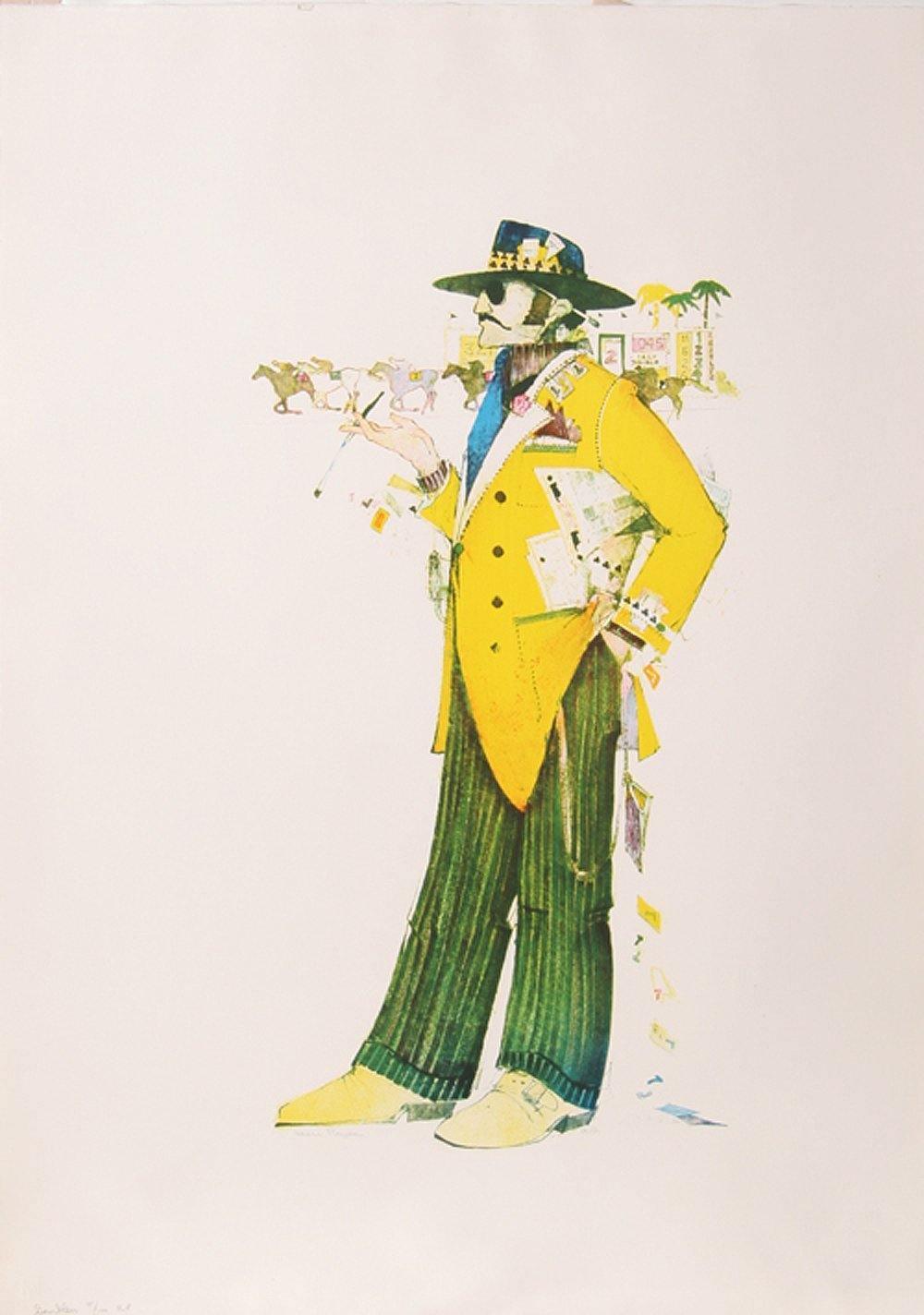 Horse Player (Gambler) Lithograph | John Lawrence Doyle,{{product.type}}