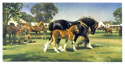 Horse Show Lithograph | Frank Wootton,{{product.type}}