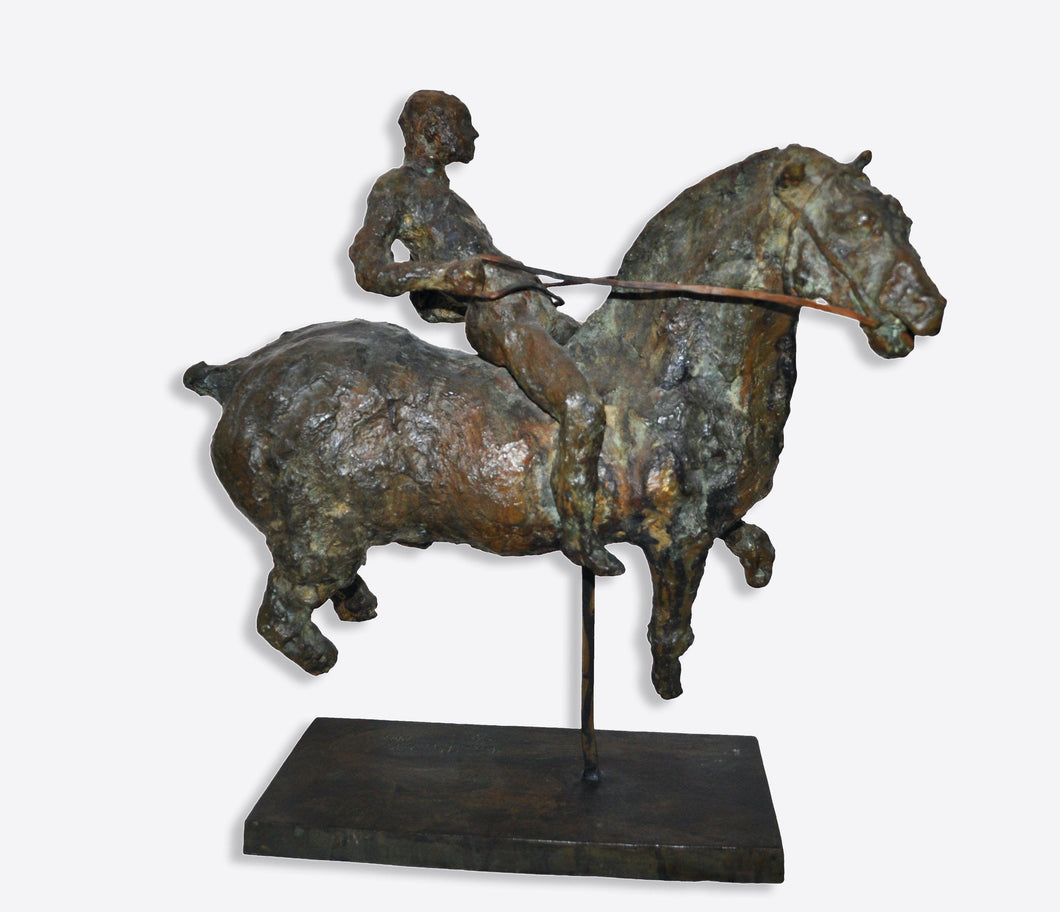Horse with Rider Metal | Lina Binkele,{{product.type}}