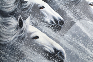 Horses in the Wind Oil | Unknown Artist,{{product.type}}