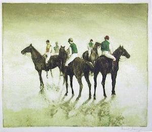 Horses Lithograph | Bernard Charoy,{{product.type}}