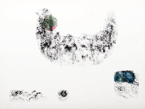 Horses - Variation 11 (Green, Pink and Blue) Lithograph | Lebadang (aka Hoi),{{product.type}}