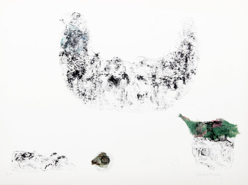 Horses - Variation 13 (Light Blue and Green) Lithograph | Lebadang (aka Hoi),{{product.type}}