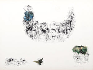 Horses - Variation 9 (Blue and Green) Lithograph | Lebadang (aka Hoi),{{product.type}}