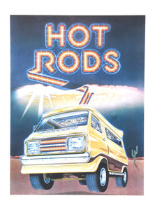 Hot Rods Lithograph | Tony Mascio,{{product.type}}