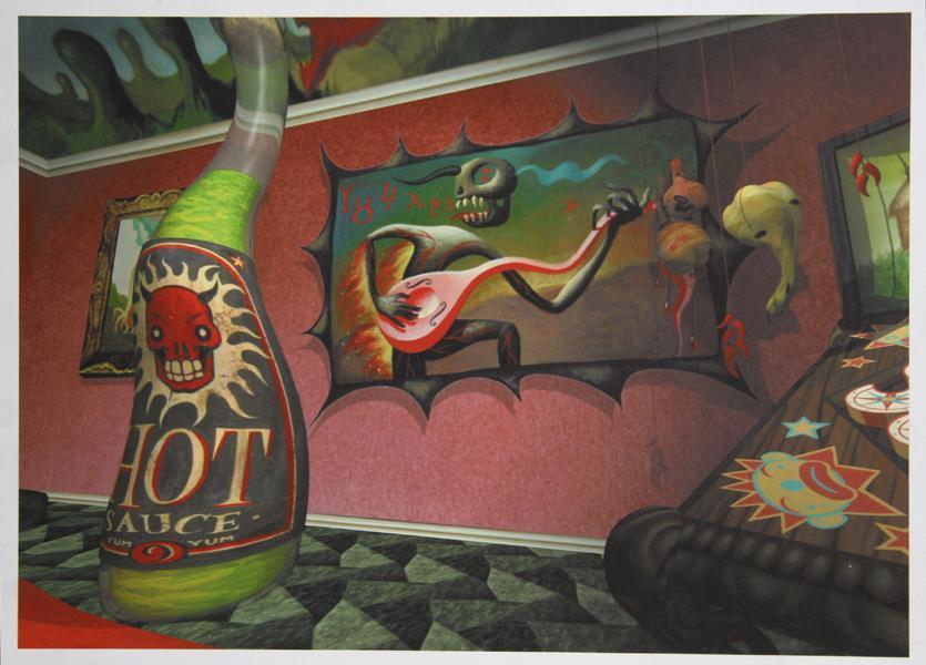 Hot Sauce Lithograph | Unknown Artist,{{product.type}}