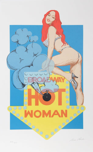 Hot Woman Screenprint | Bob Pardo,{{product.type}}