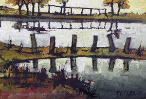 House By The Water Oil | Jacques Pergel,{{product.type}}