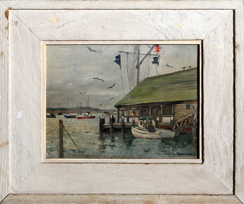 House on the Water Oil | Julius Delbos,{{product.type}}