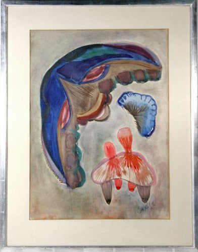 Hovering Forms Watercolor | Beatrice Rubel,{{product.type}}