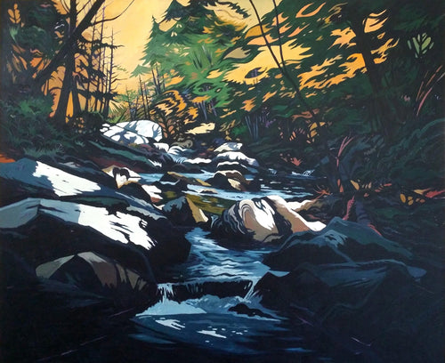 Hunlock's Creek Acrylic | Jon Carsman,{{product.type}}