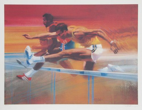 Hurdlers Lithograph | Robert Peak,{{product.type}}
