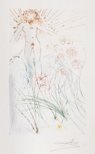 I am my beloved from The Song of Songs of King Solomon Etching | Salvador Dalí,{{product.type}}