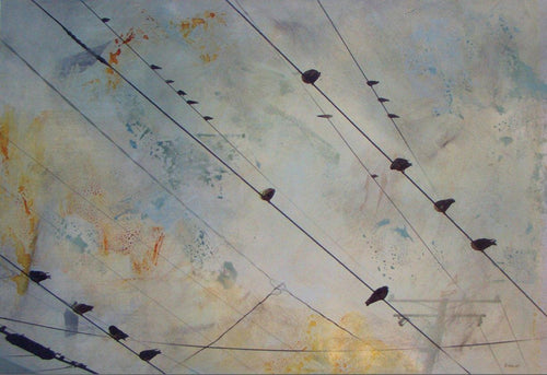 I'll Fly Away IV Mixed Media | Sara Abbott,{{product.type}}