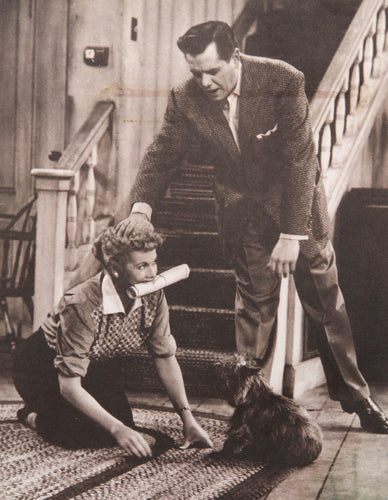 I Love Lucy - Dog Tricks Black and White | Unknown Artist,{{product.type}}