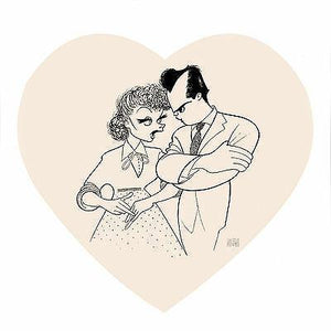 I Love Lucy, Lucy and Ricky Lithograph | Al Hirschfeld,{{product.type}}