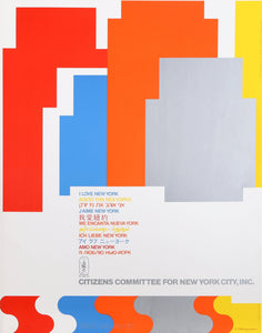 I Love New York - Citizens Committee for NYC Poster | H. Bertschmann,{{product.type}}