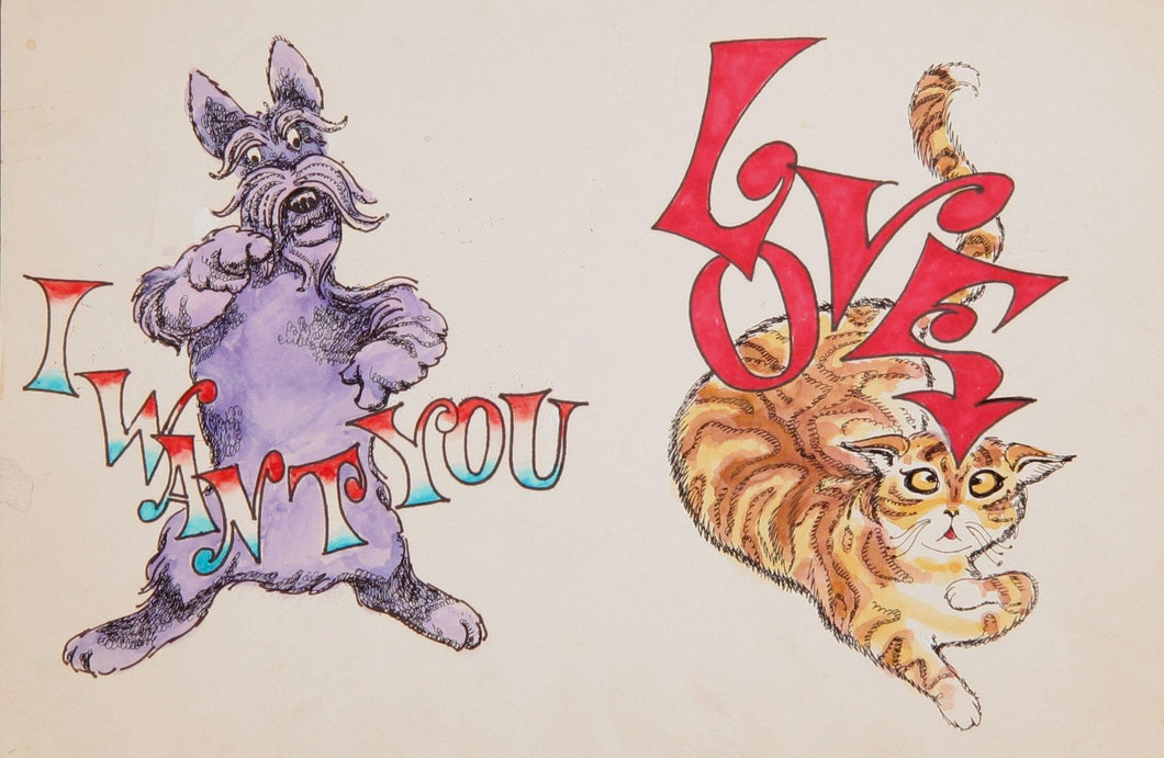 I Want You / Love Watercolor | Marshall Goodman,{{product.type}}