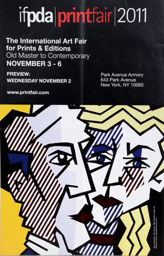 IFPDA Print Fair (The Couple) Poster | Roy Lichtenstein,{{product.type}}