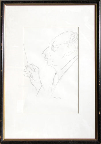 Igor Stravinsky Charcoal | Julius Kroll,{{product.type}}