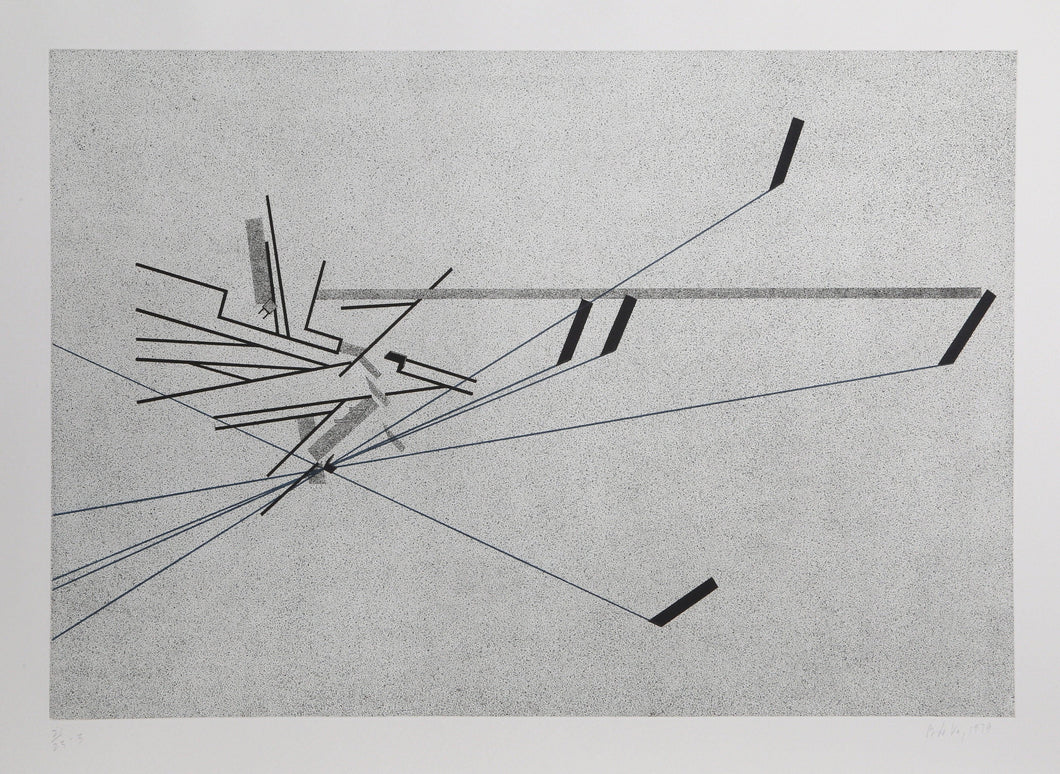 III from Plazas in Transition: Foundations of Fragmented Perspectives Etching | Barry Le Va,{{product.type}}