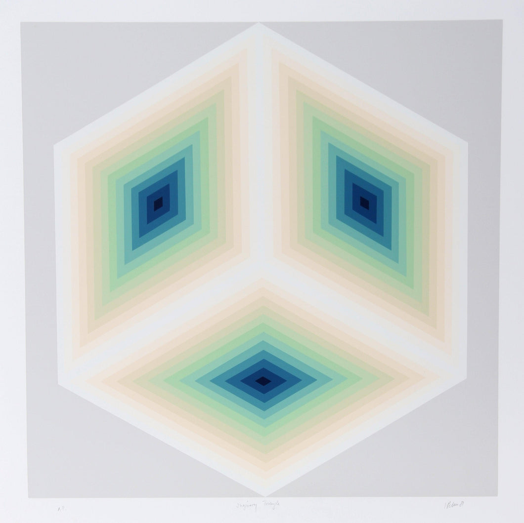 Imaginary Triangle Screenprint | Jurgen Peters,{{product.type}}