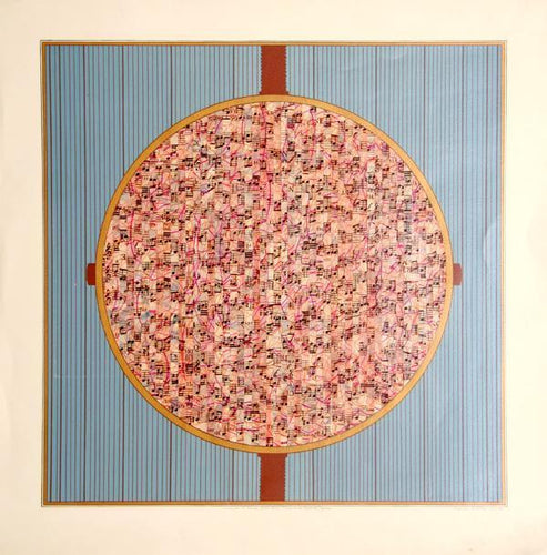 Imagine a Place with Only Time and Sky Blue Space Mixed Media | Sharon E. Sutton,{{product.type}}