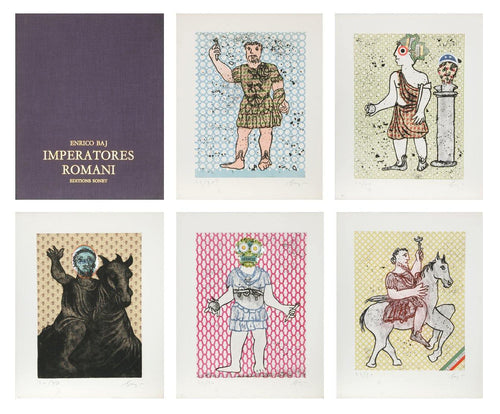 Imperatores Romani Portfolio Etching | Enrico Baj,{{product.type}}