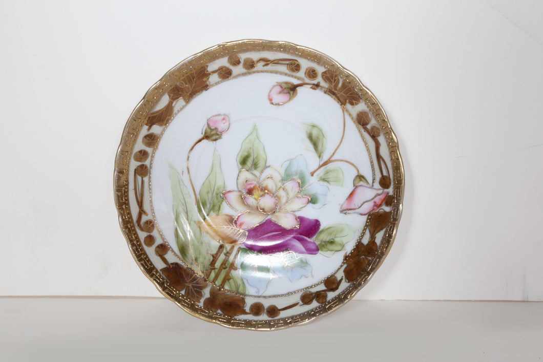 Imperial Nippon Saucer with Lotus Design Antiques | Unknown Artist,{{product.type}}