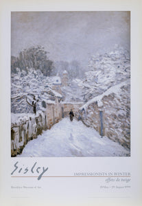 Impressionists in Winter Poster | Alfred Sisley,{{product.type}}