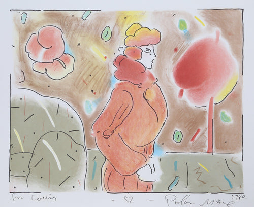 In His Garden Lithograph | Peter Max,{{product.type}}