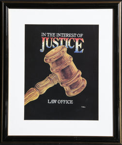 In the Interest of Justice Poster | Unknown Artist - Poster,{{product.type}}