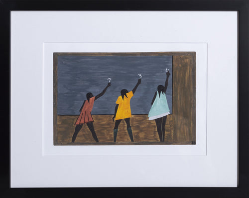 In the North the Negro Had Better Educational Facilities poster | Jacob Lawrence,{{product.type}}
