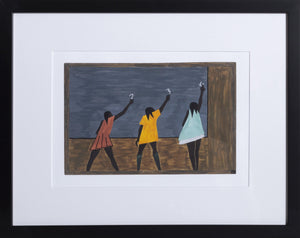 In the North the Negro Had Better Educational Facilities poster | Jacob Lawrence,{{product.type}}