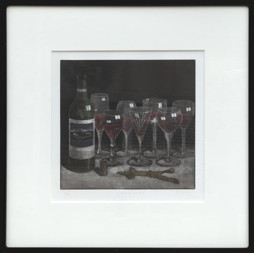 In Vino Veritas Etching | Byron Bratt,{{product.type}}