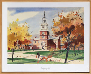 Independence Hall Oil | A.N. Wyeth,{{product.type}}