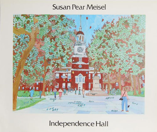 Independence Hall Poster | Susan Pear Meisel,{{product.type}}
