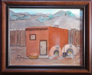 Indian House in Early Spring Oil | Angie Sanchez Carlson,{{product.type}}