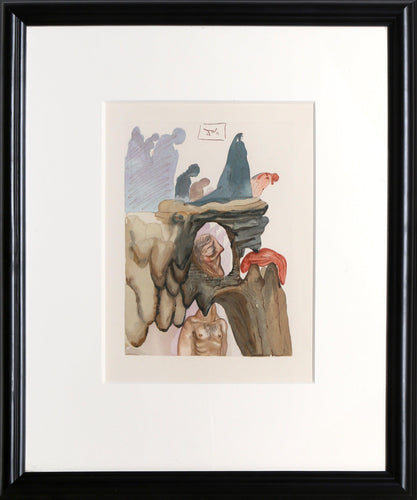 Inferno Canto 23 Woodcut | Salvador Dalí,{{product.type}}
